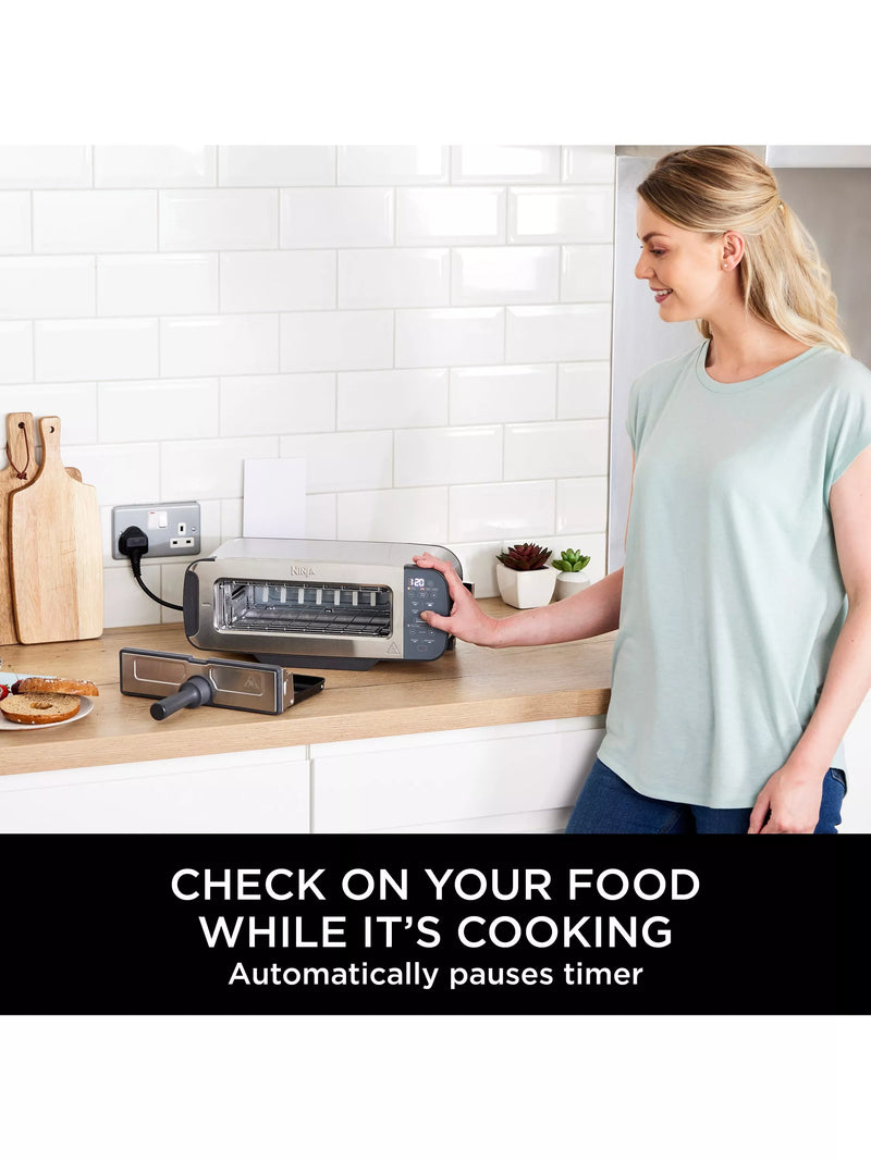 Ninja stainless steel 3-in-1 toaster, grill and panini press, imported from the UK