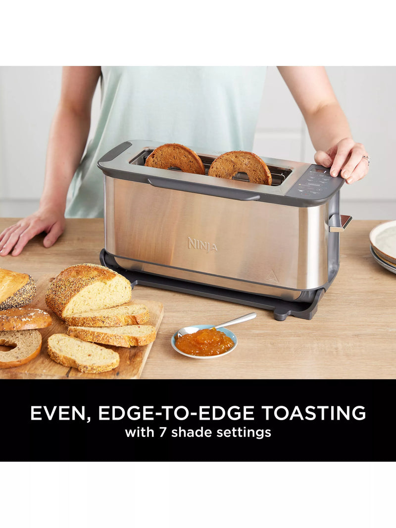 Ninja stainless steel 3-in-1 toaster, grill and panini press, imported from the UK