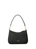 Lauren Ralph Lauren Danni crosshatch leather shoulder bag, UK version