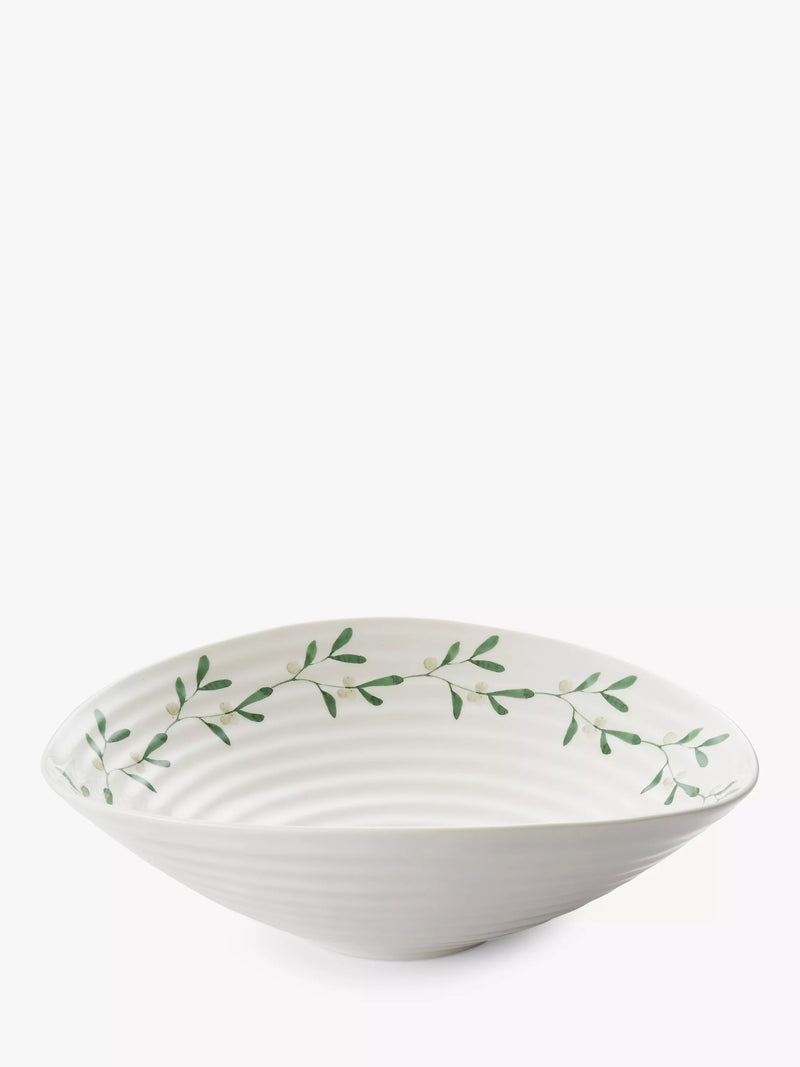 Sophie Conran for Portmeirion Mistletoe salad bowl 28.5cm (British brand)
