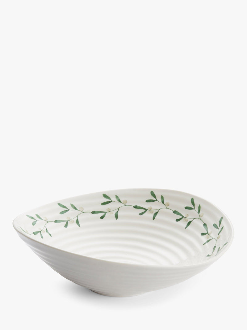 Sophie Conran for Portmeirion Mistletoe salad bowl 28.5cm (British brand)