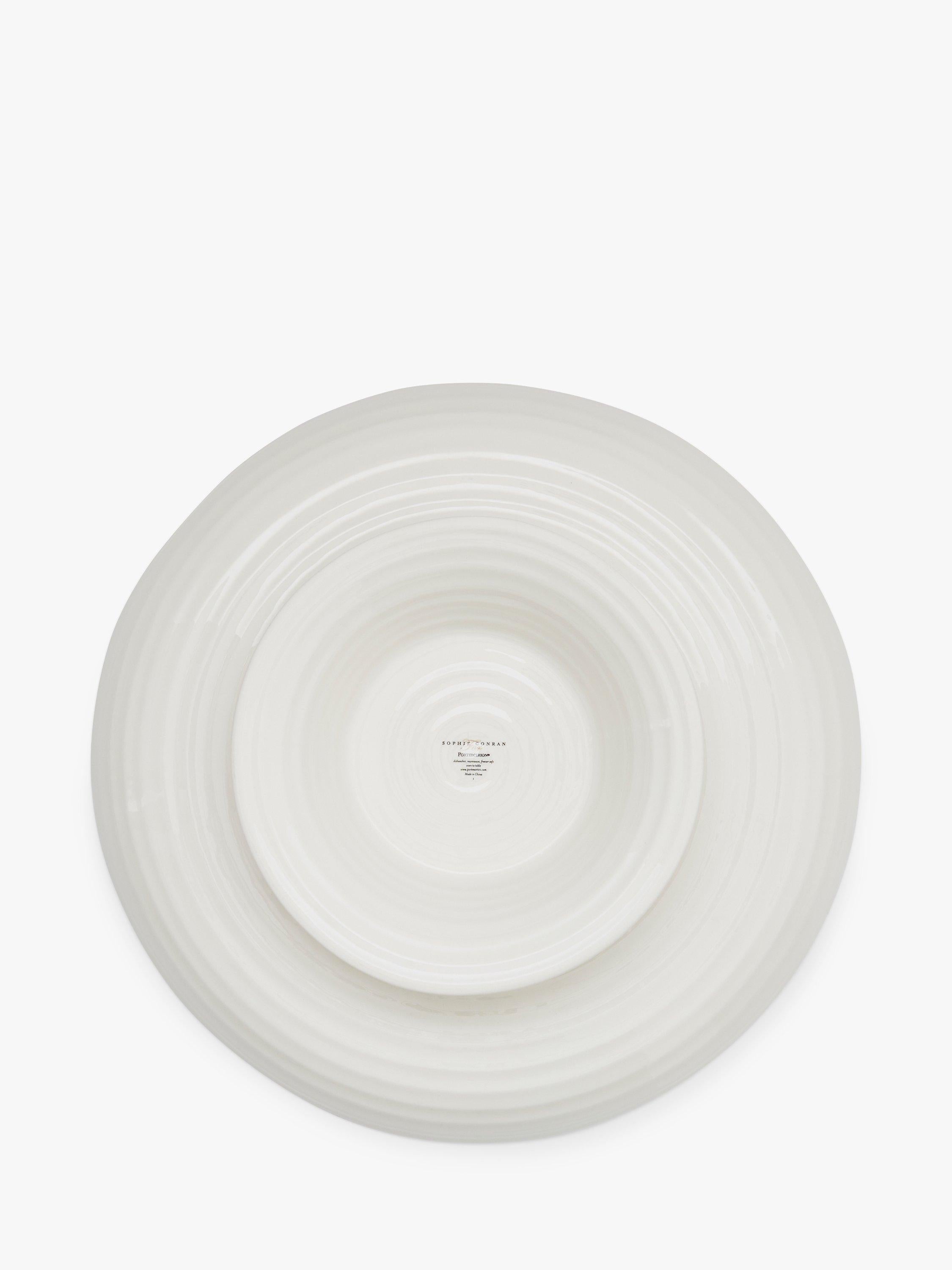 Sophie Conran Portmeirion mistletoe cake stand 32cm white green, imported from the UK