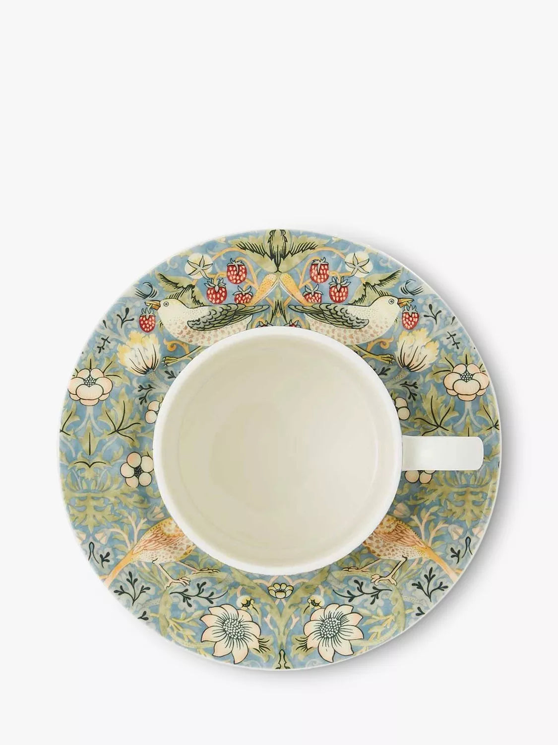Morris & Co Spode Strawberry Thief cup and saucer porcelain 280ml - British product