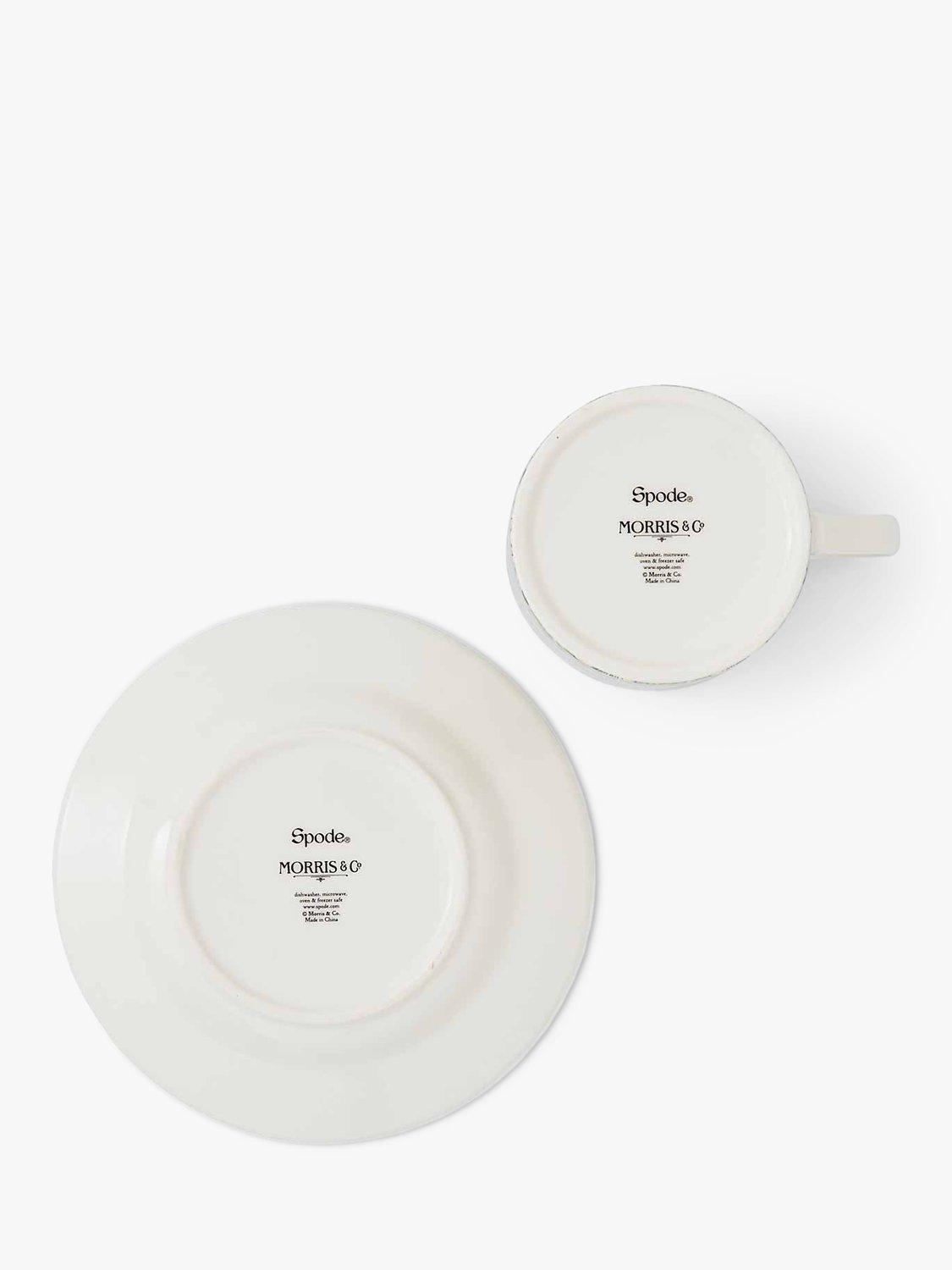 Morris & Co Spode Strawberry Thief cup and saucer porcelain 280ml - British product