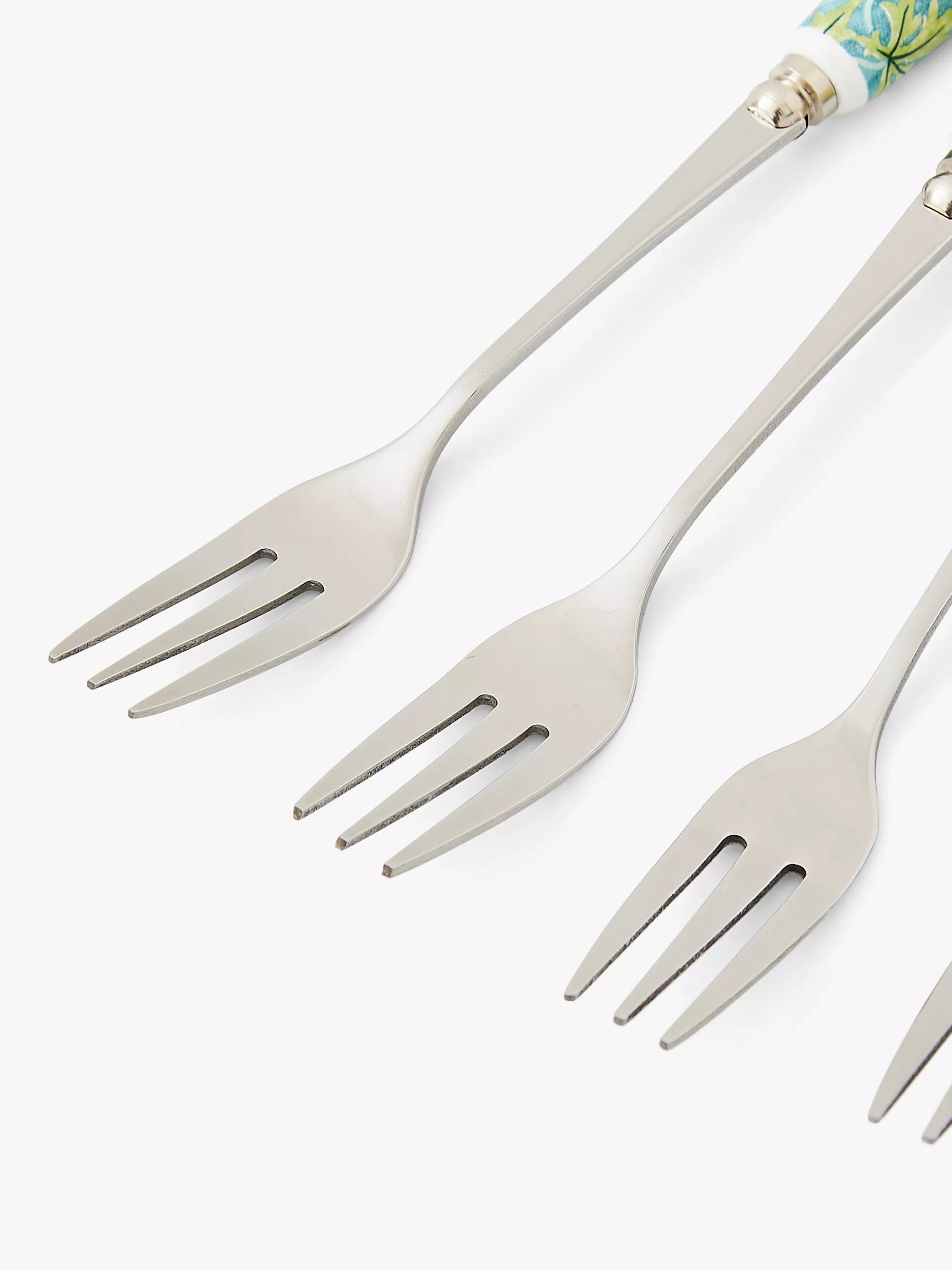 Morris & Co Spode pastry forks set of 4 porcelain, UK version