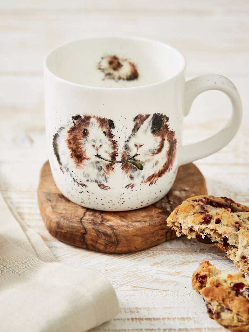 Wrendale Designs guinea pig bone china mug 310ml (British brand)