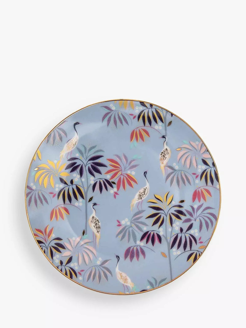 Sara Miller Escape to India cake plates set of 4, UK version