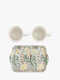Morris & Co. Pimpernel tray and mug set, imported from the UK