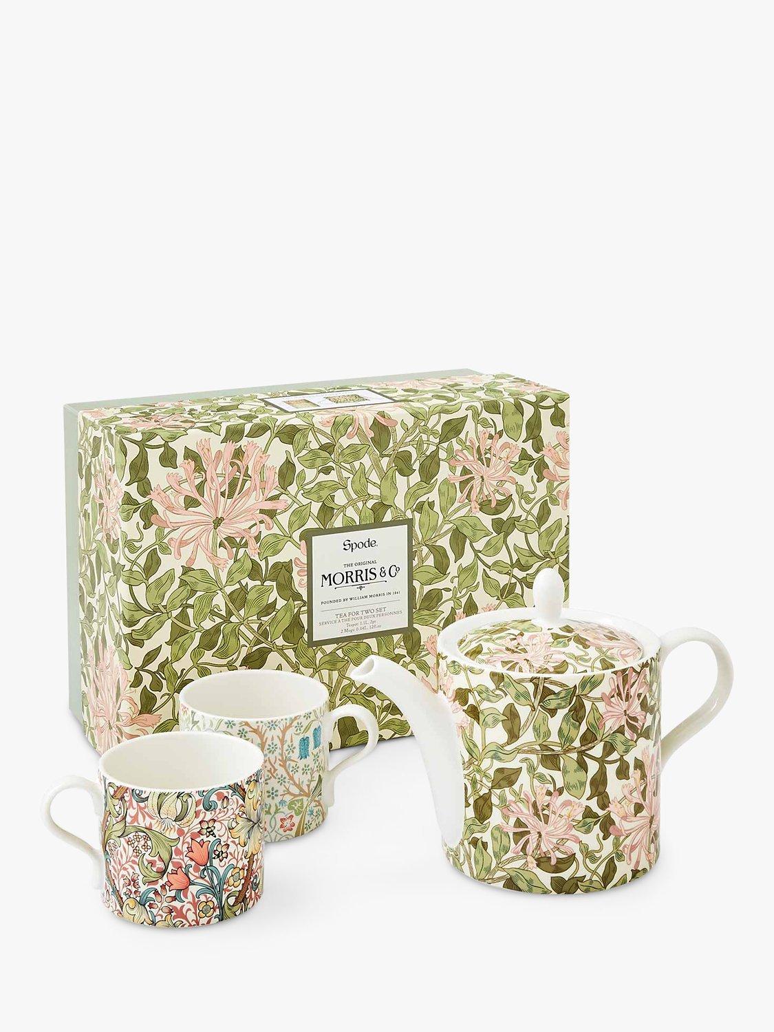 Morris & Co. Tea for Two Teapot and Mugs Set Multi, imported from the UK