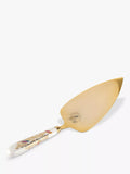 Sara Miller gold cake slice with porcelain handle (British brand)