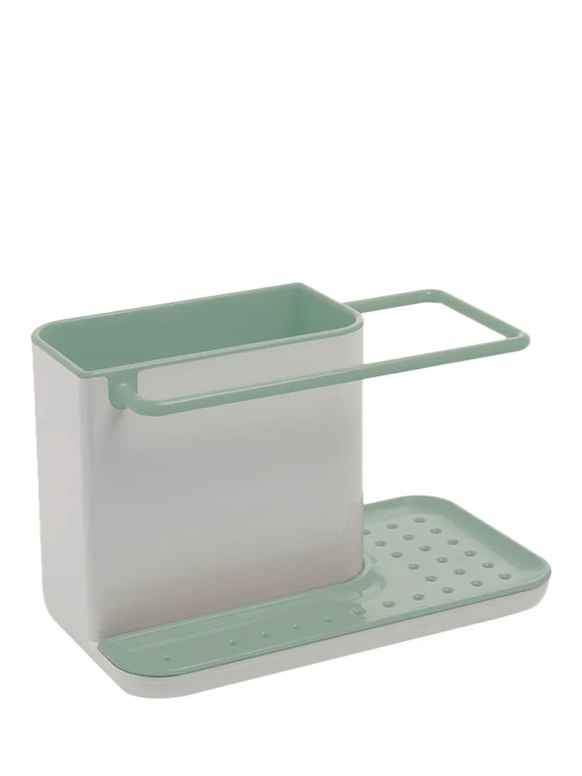 Joseph Joseph grey sink caddy with storage compartments and drying rail, UK version