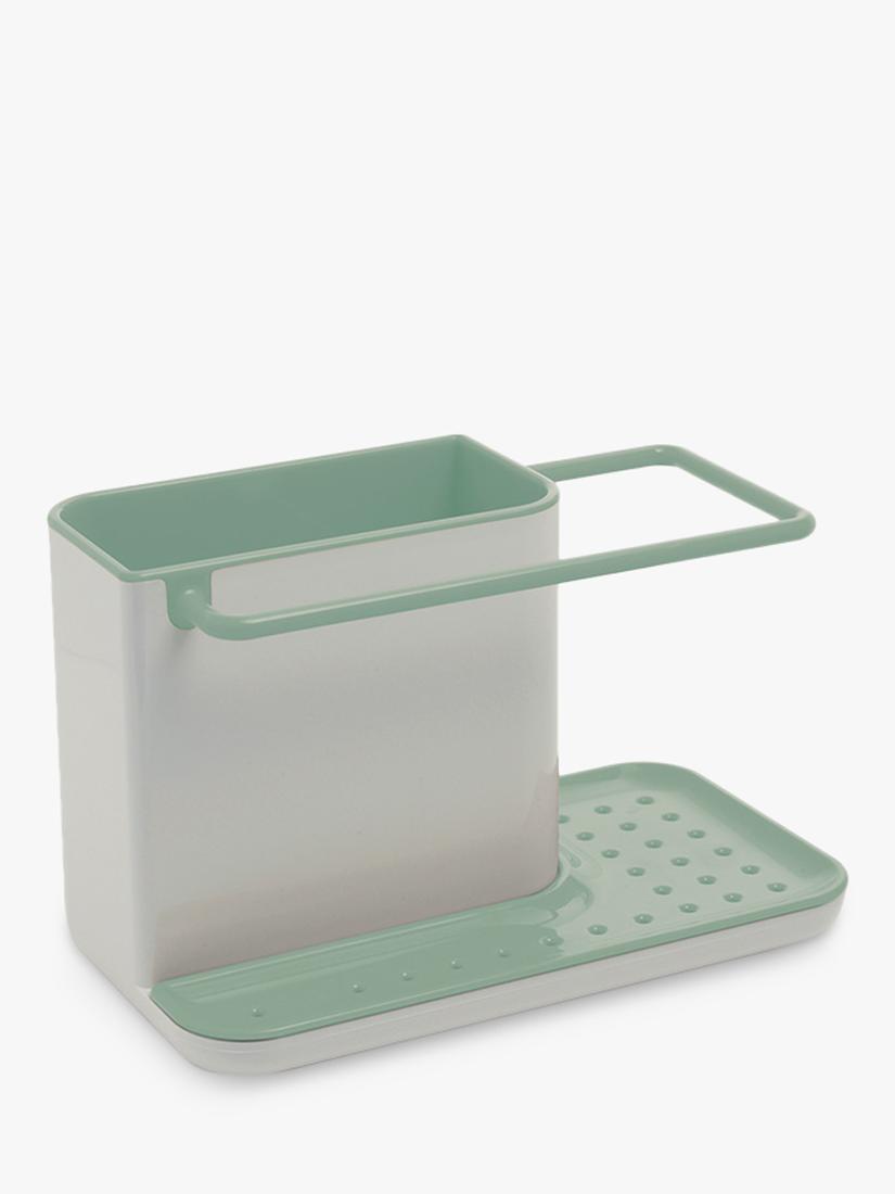 Joseph Joseph grey sink caddy with storage compartments and drying rail, UK version