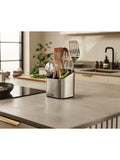 Joseph Joseph stainless steel surface utensil pot with dividers, UK version