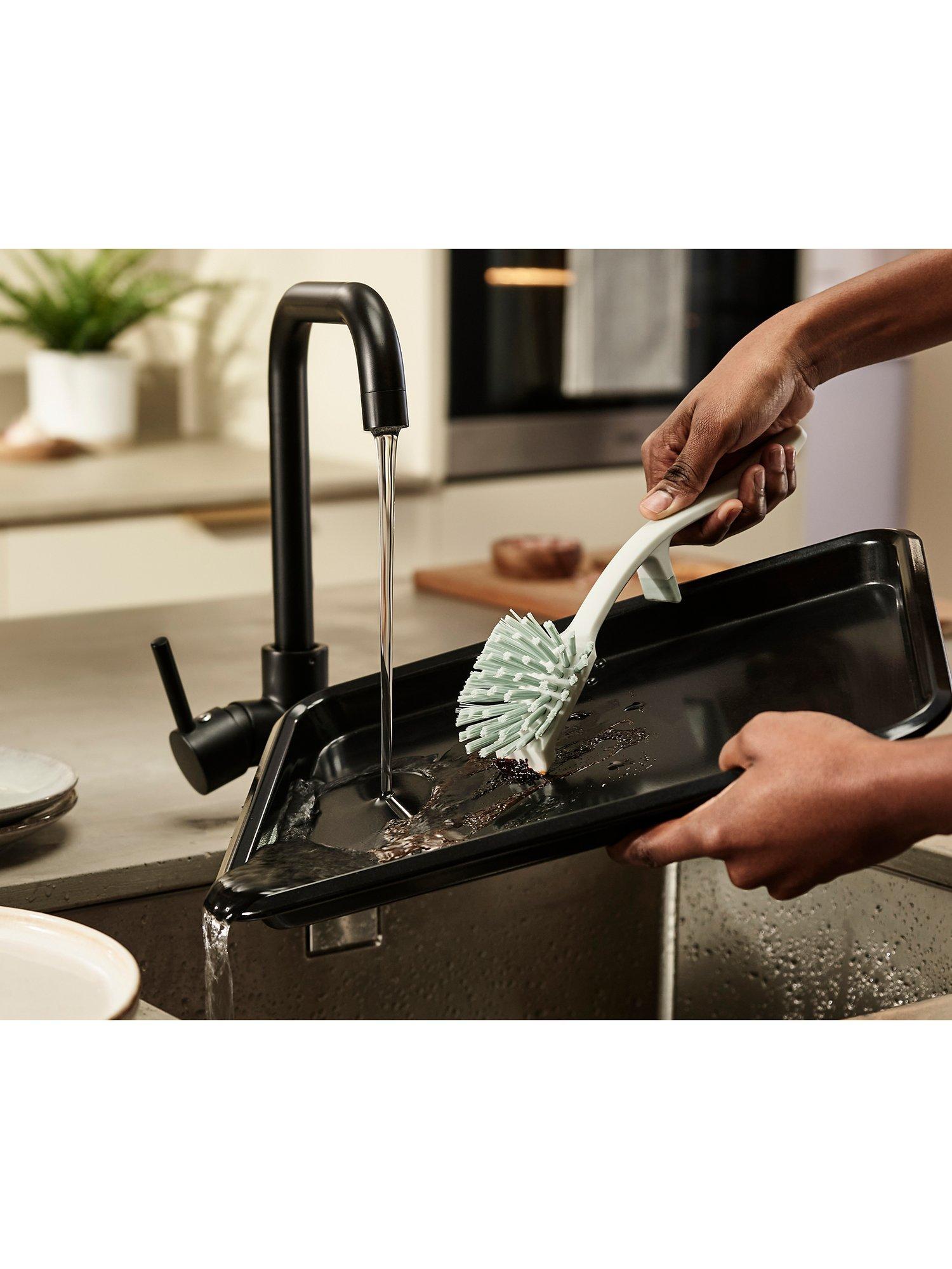 Joseph Joseph Edge dish brush with integrated sink rest, UK version