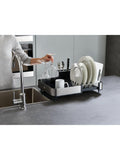 Joseph Joseph 2-piece sink set with adjustable dish rack and soap dispenser, UK version