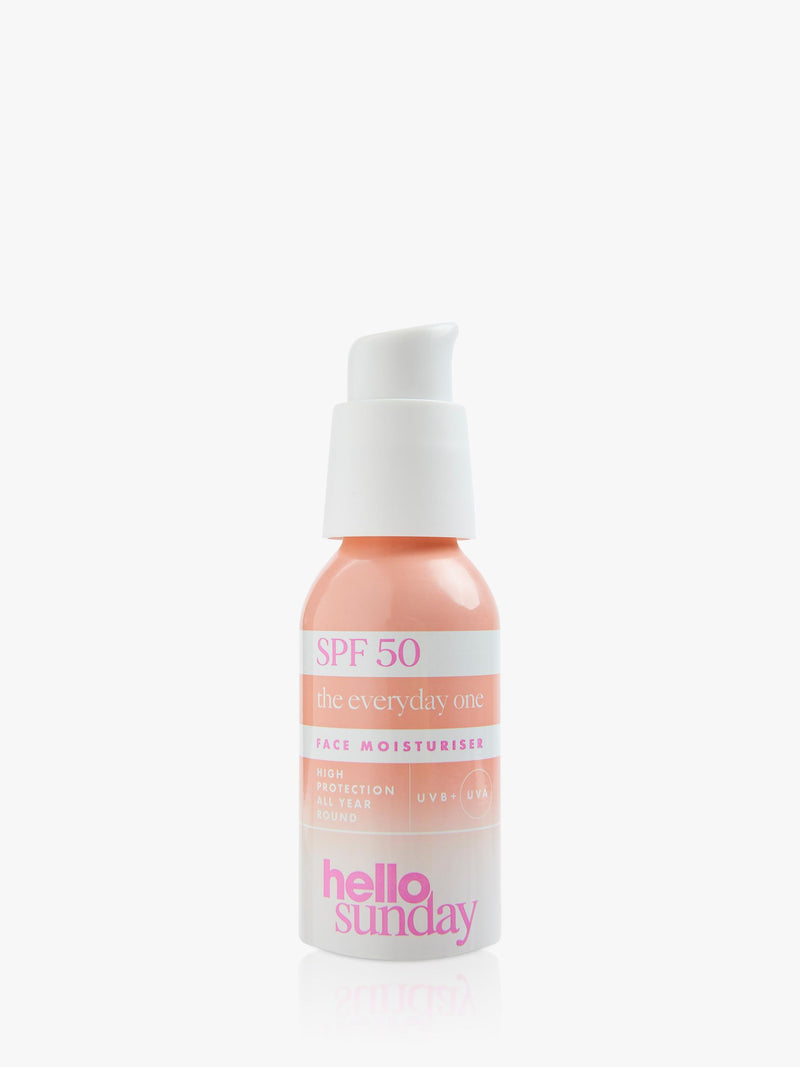 Hello Sunday SPF 50 facial moisturiser 50ml, UK version