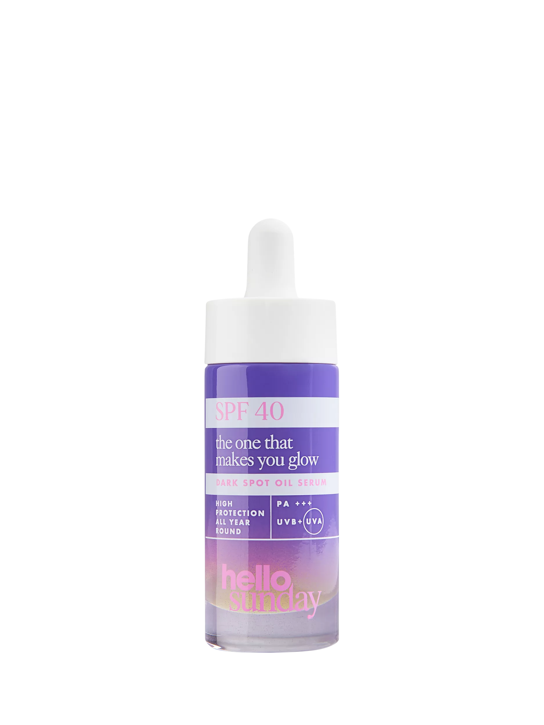 Hello Sunday Glow SPF 40 moisturiser 30ml, UK version