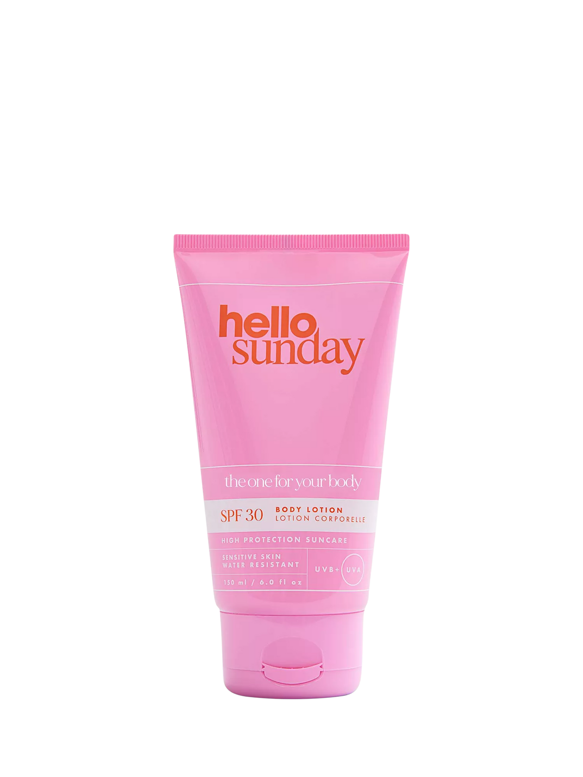 Hello Sunday SPF 30 body lotion 150ml, imported from the UK