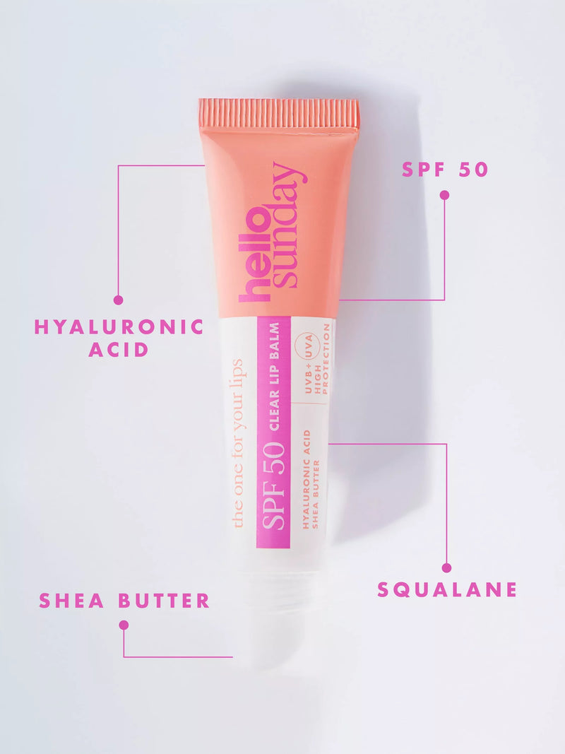 Hello Sunday SPF 50 lip balm 15ml, UK version