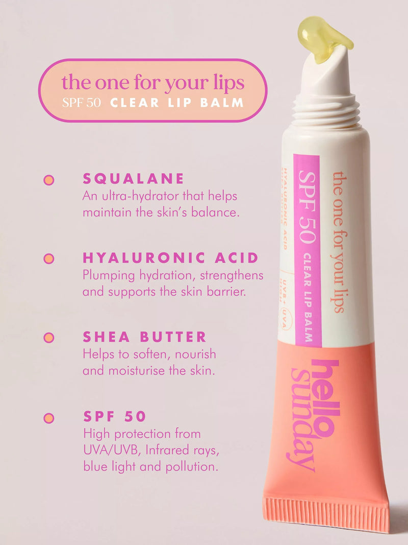 Hello Sunday SPF 50 lip balm 15ml, UK version