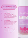 Hello Sunday The Self Tan One face tan drops 30ml, UK version