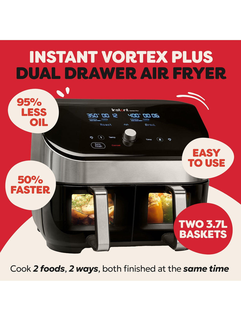 Instant Pot Vortex Plus air fryer 7.6L (British brand)