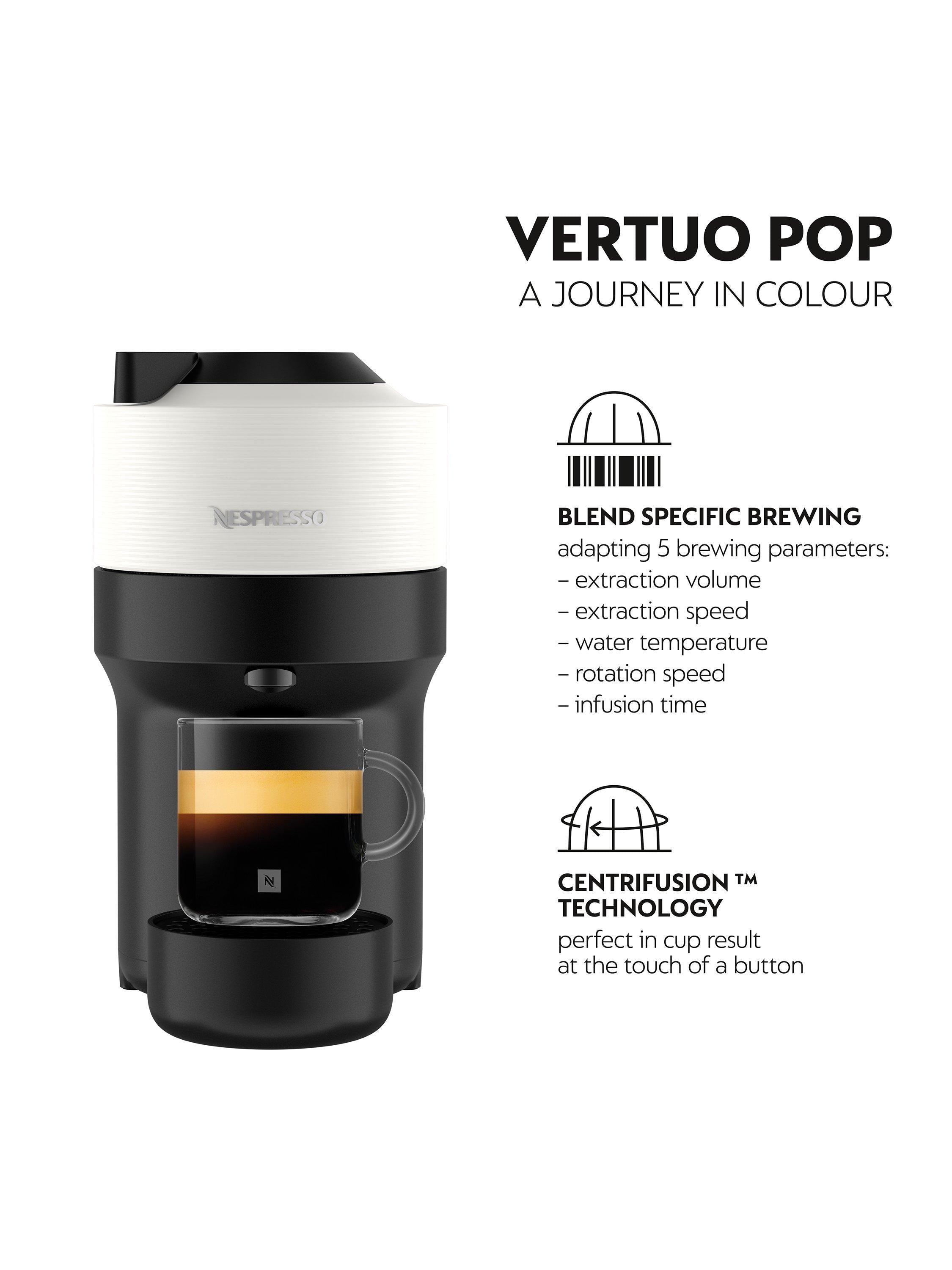 Nespresso Vertuo Pop Coffee Machine Compact Design imported from the UK