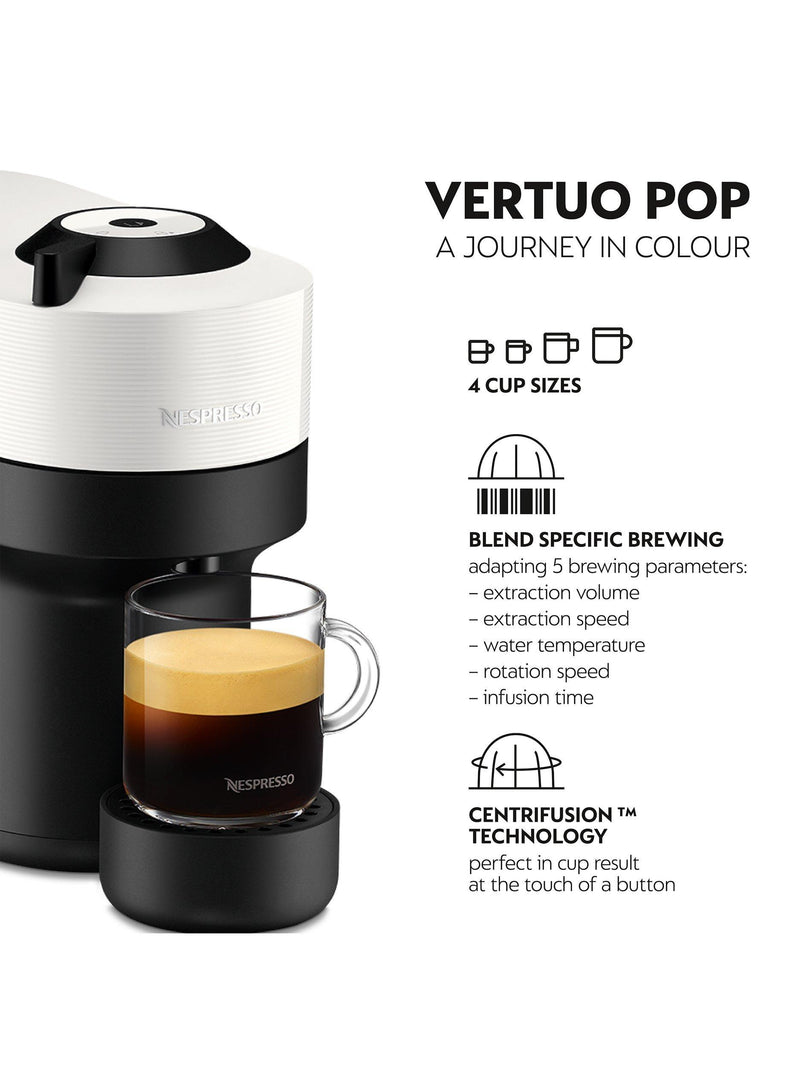 Nespresso Vertuo Pop Coffee Machine Compact Design imported from the UK