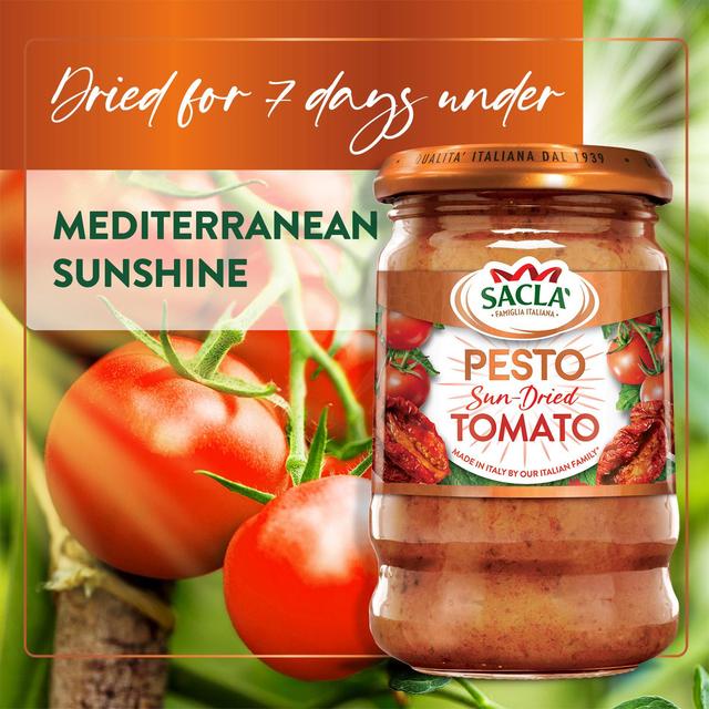 Sacla Sun-Dried Tomato Pesto   190g GOODS M&S   