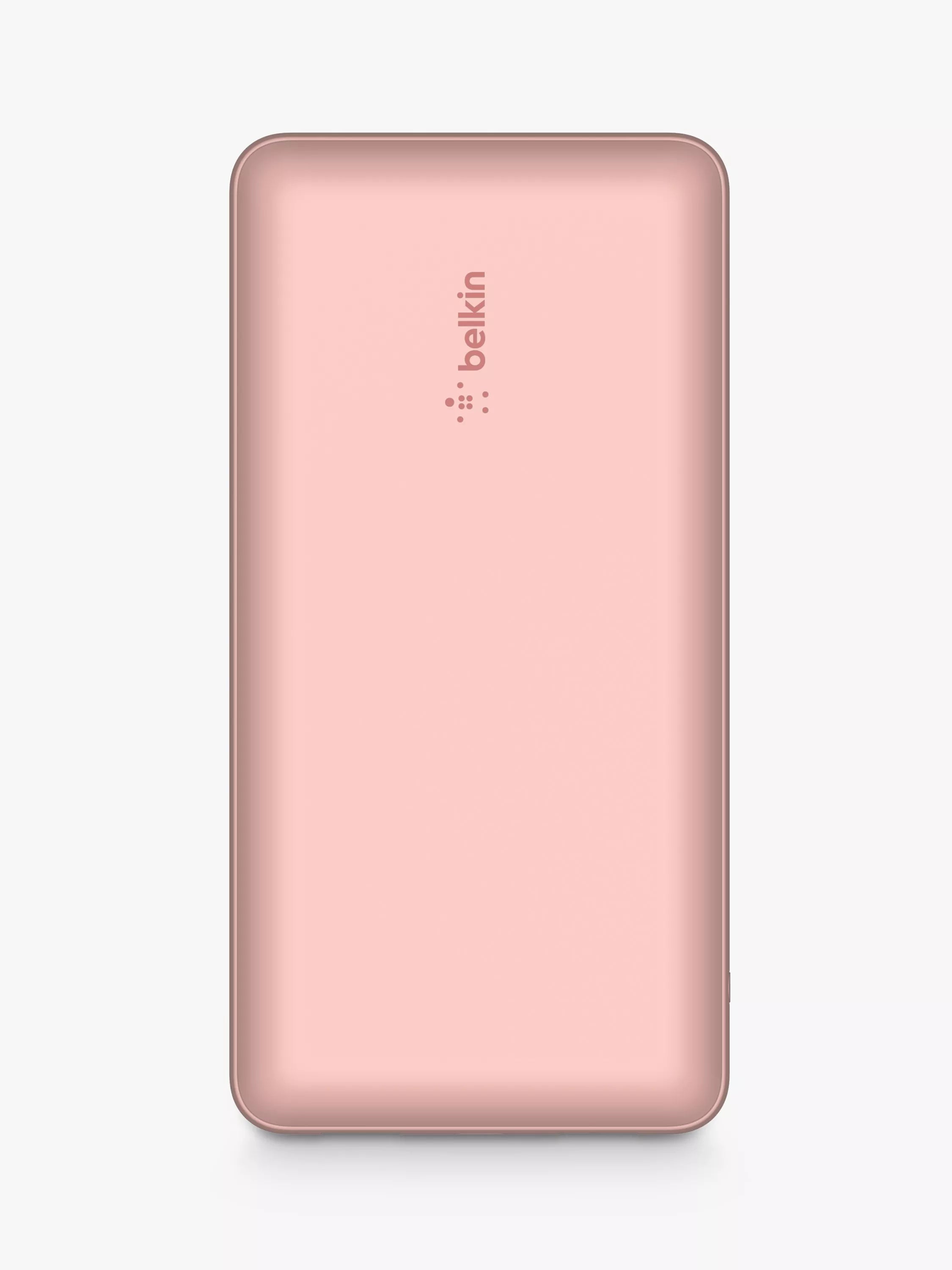 Belkin 20K 3-Port Portable Power Bank, Rose Gold