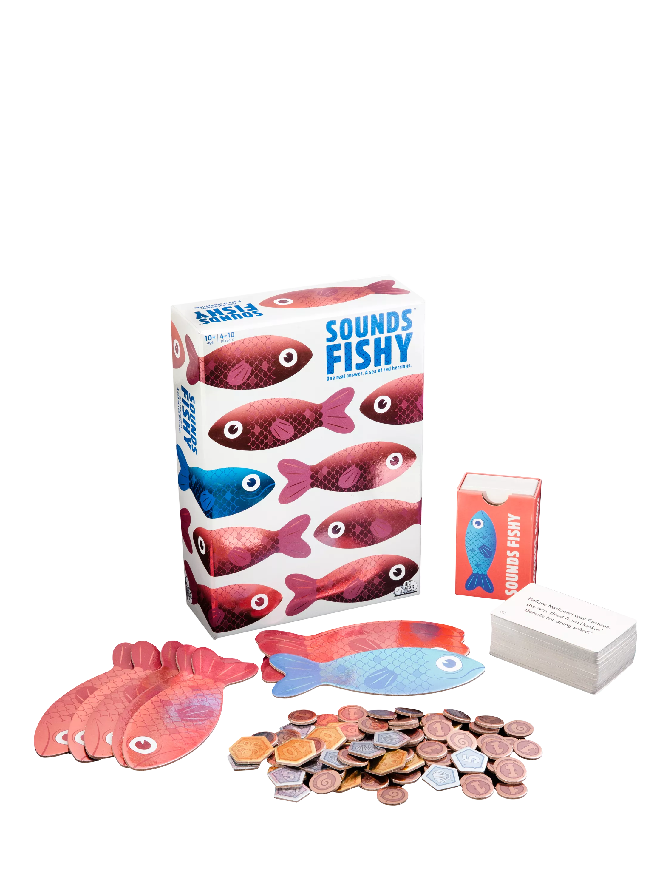 Big Potato Sounds Fishy party game - British product