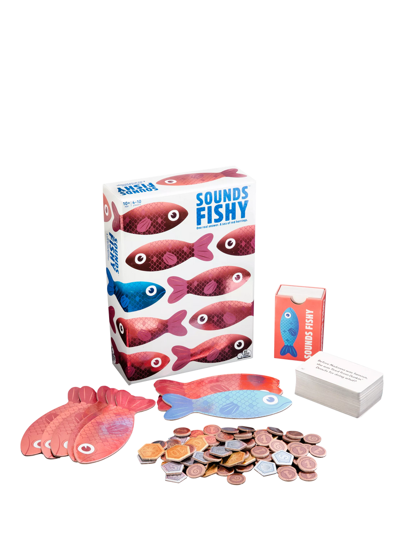 Big Potato Sounds Fishy party game - British product