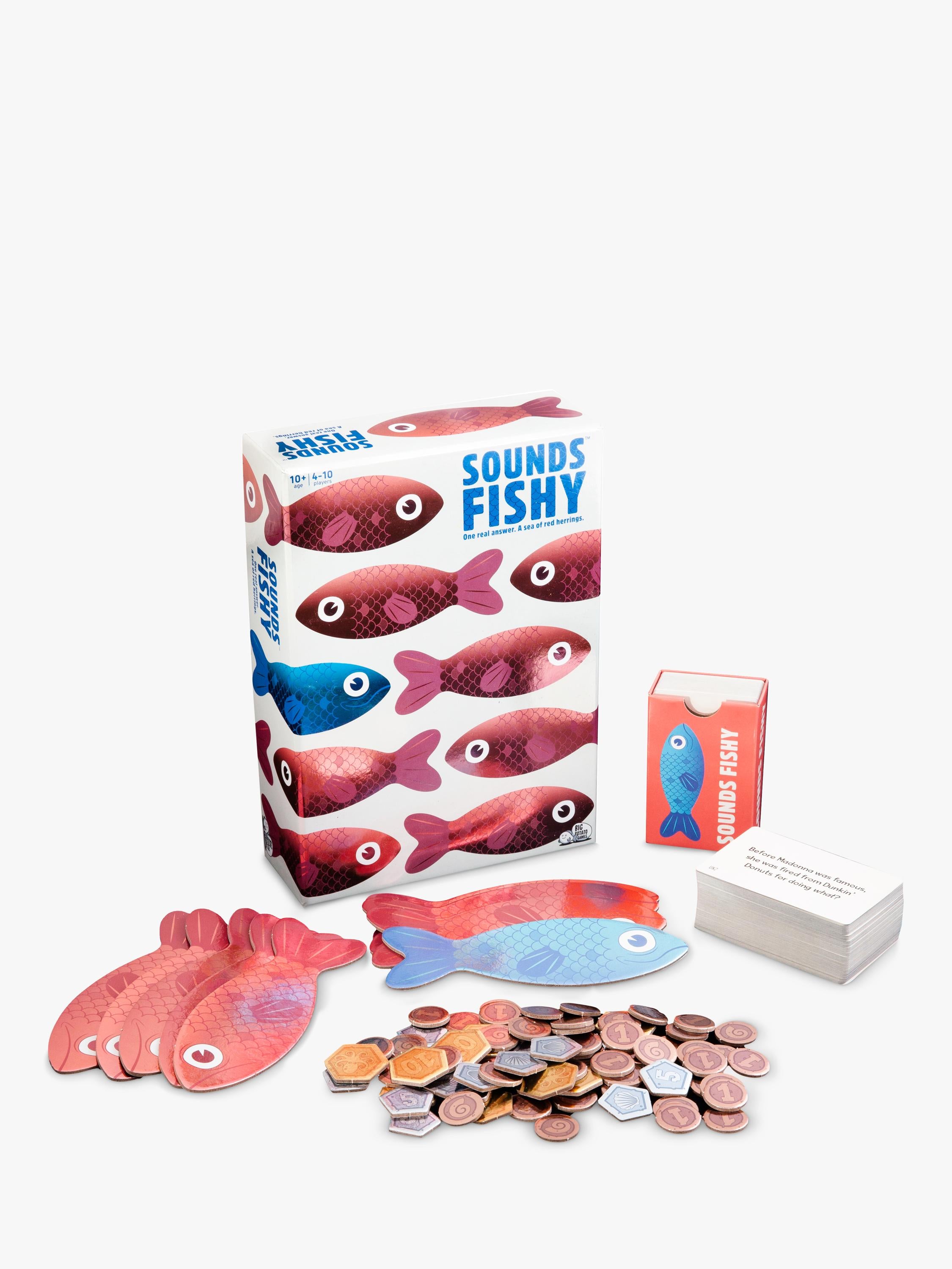 Big Potato Sounds Fishy party game - British product