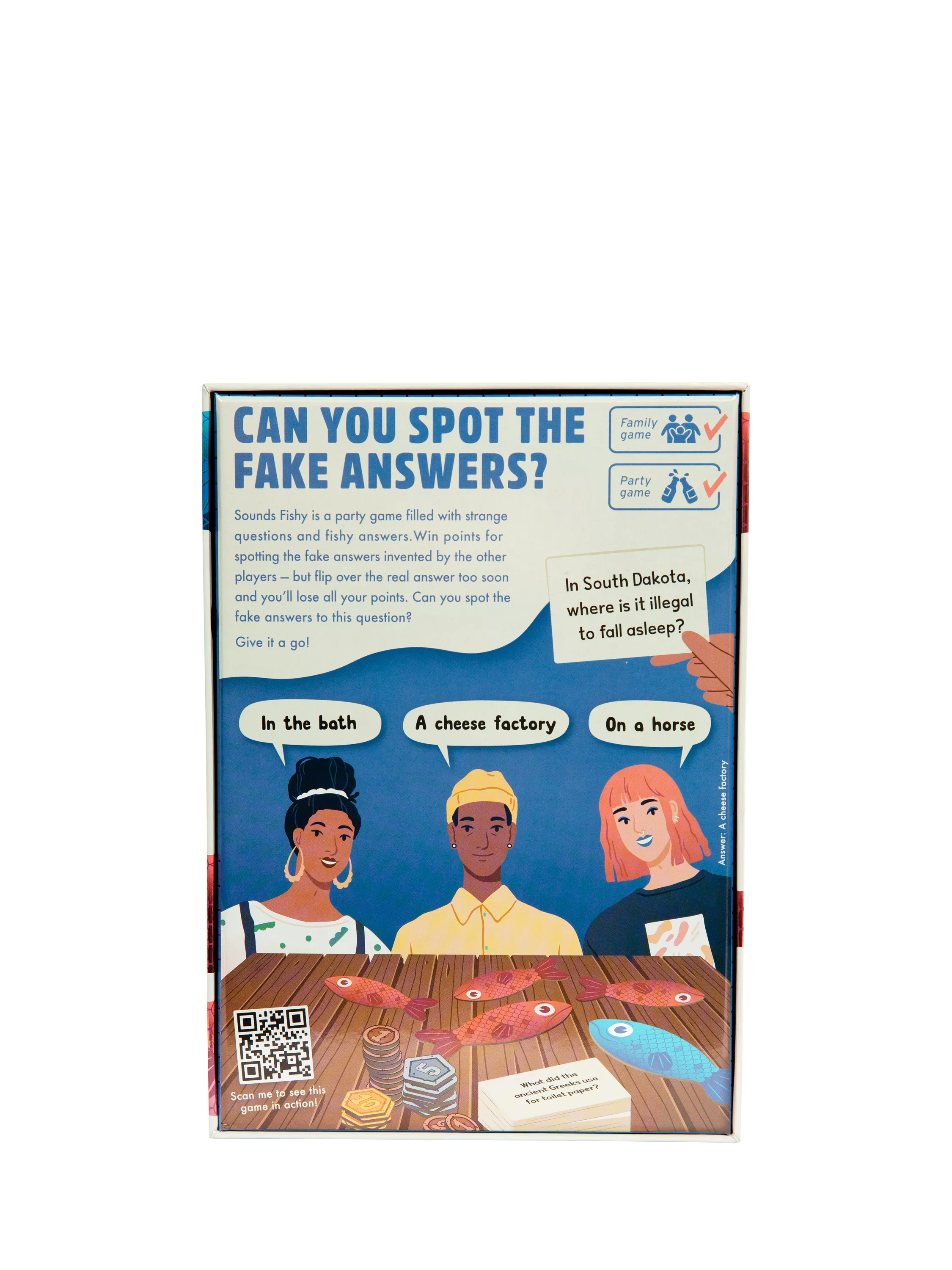 Big Potato Sounds Fishy party game - British product