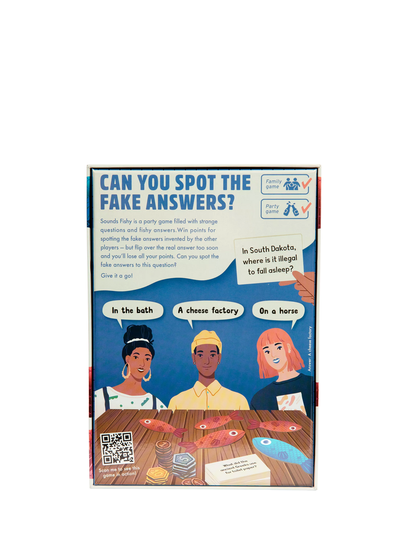 Big Potato Sounds Fishy party game - British product