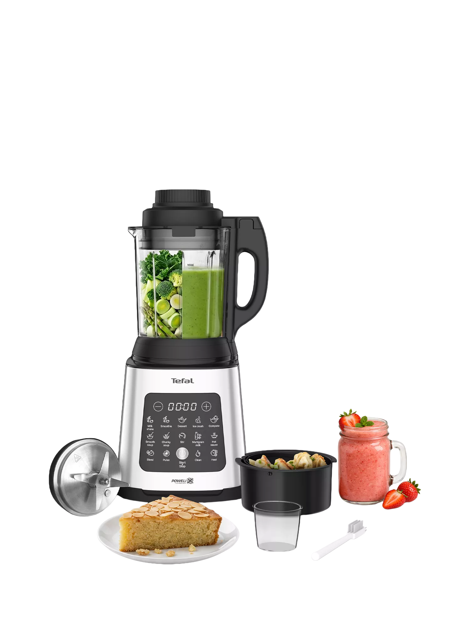 Tefal PerfectMix Cook 2in1 blender and soup maker 1.75L, UK version