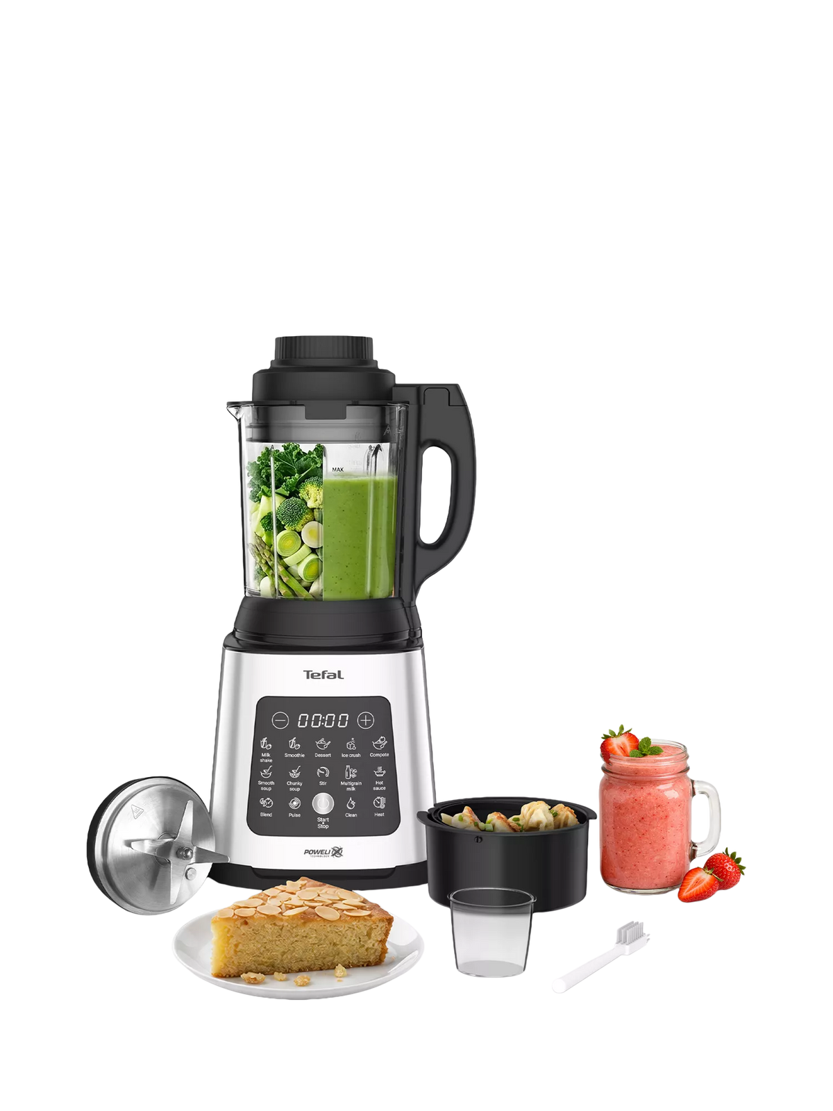 Tefal PerfectMix Cook 2in1 blender and soup maker 1.75L, UK version