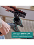 Bosch Series 4 ProEco bagged cylinder vacuum cleaner in black - British product
