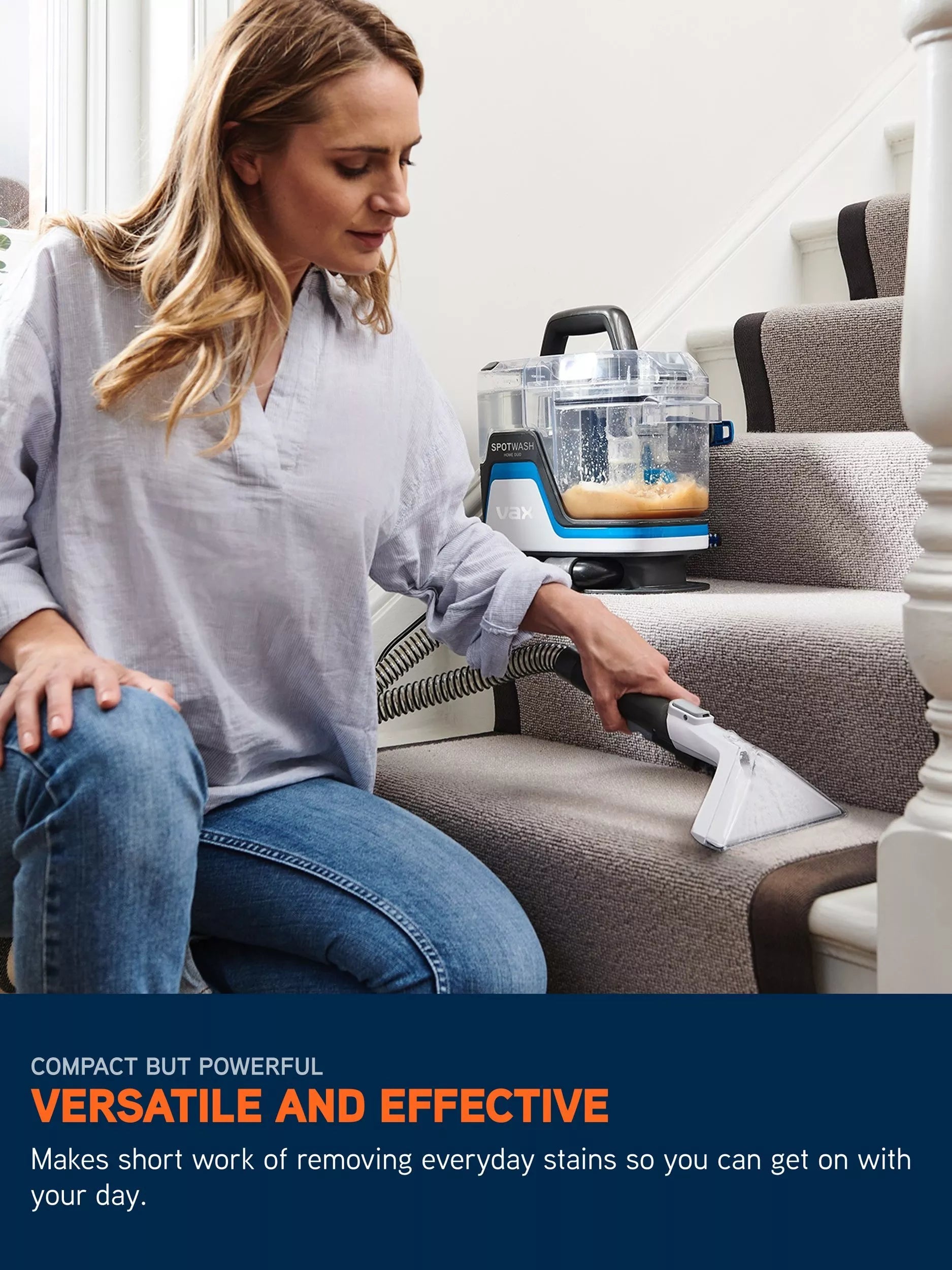Vax SpotWash Home Duo carpet cleaner, imported from the UK