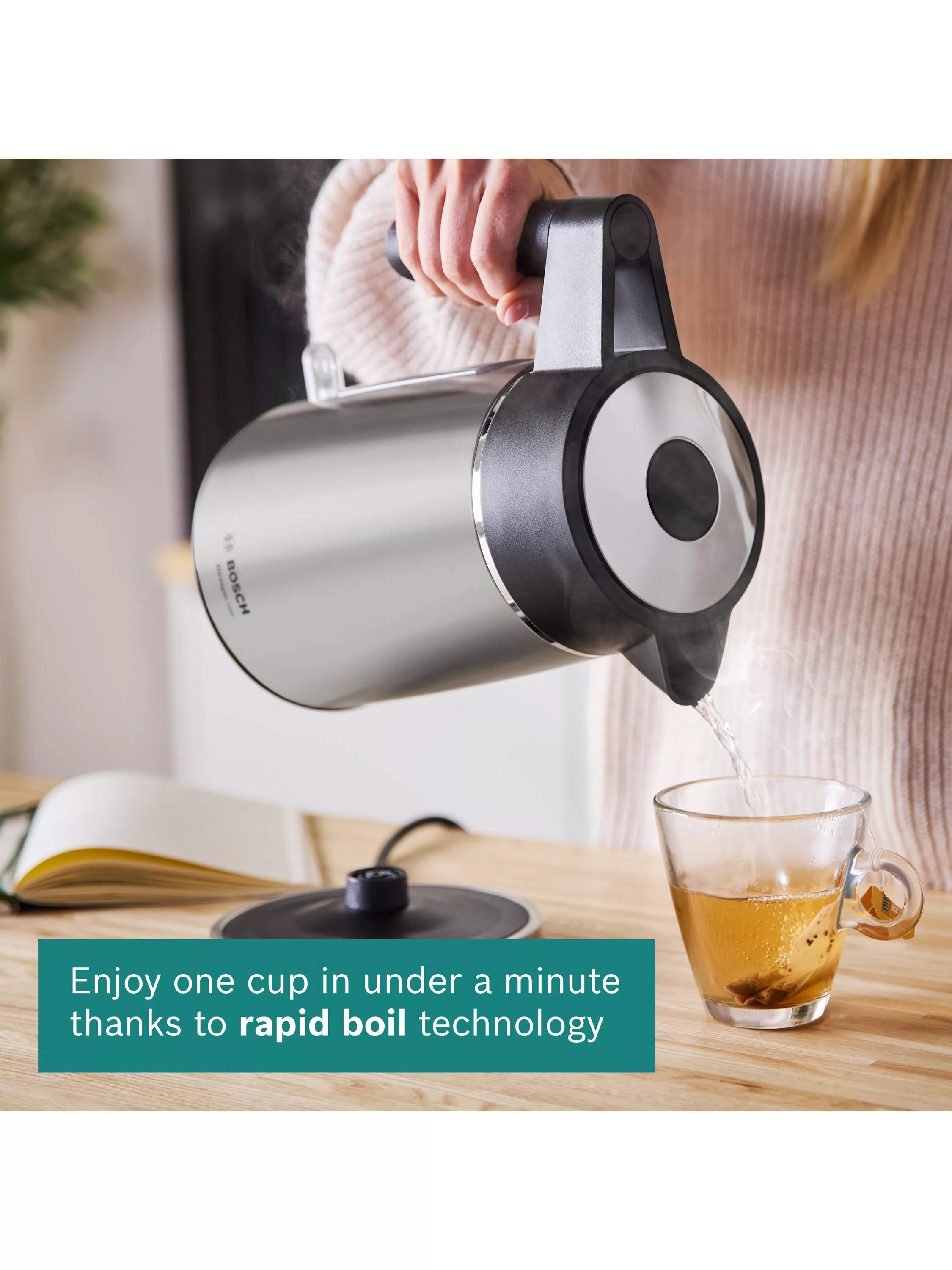 Bosch DesignLine Ergo cordless kettle 1.7L, UK version