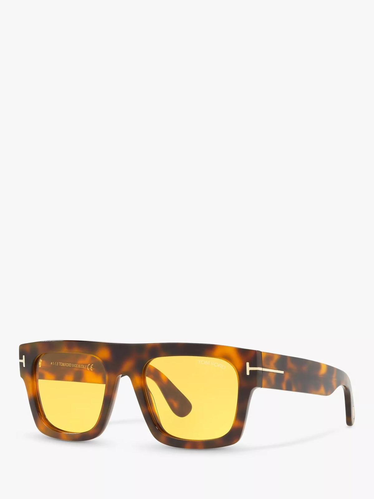TOM FORD Fausto square sunglasses brown acetate, UK version
