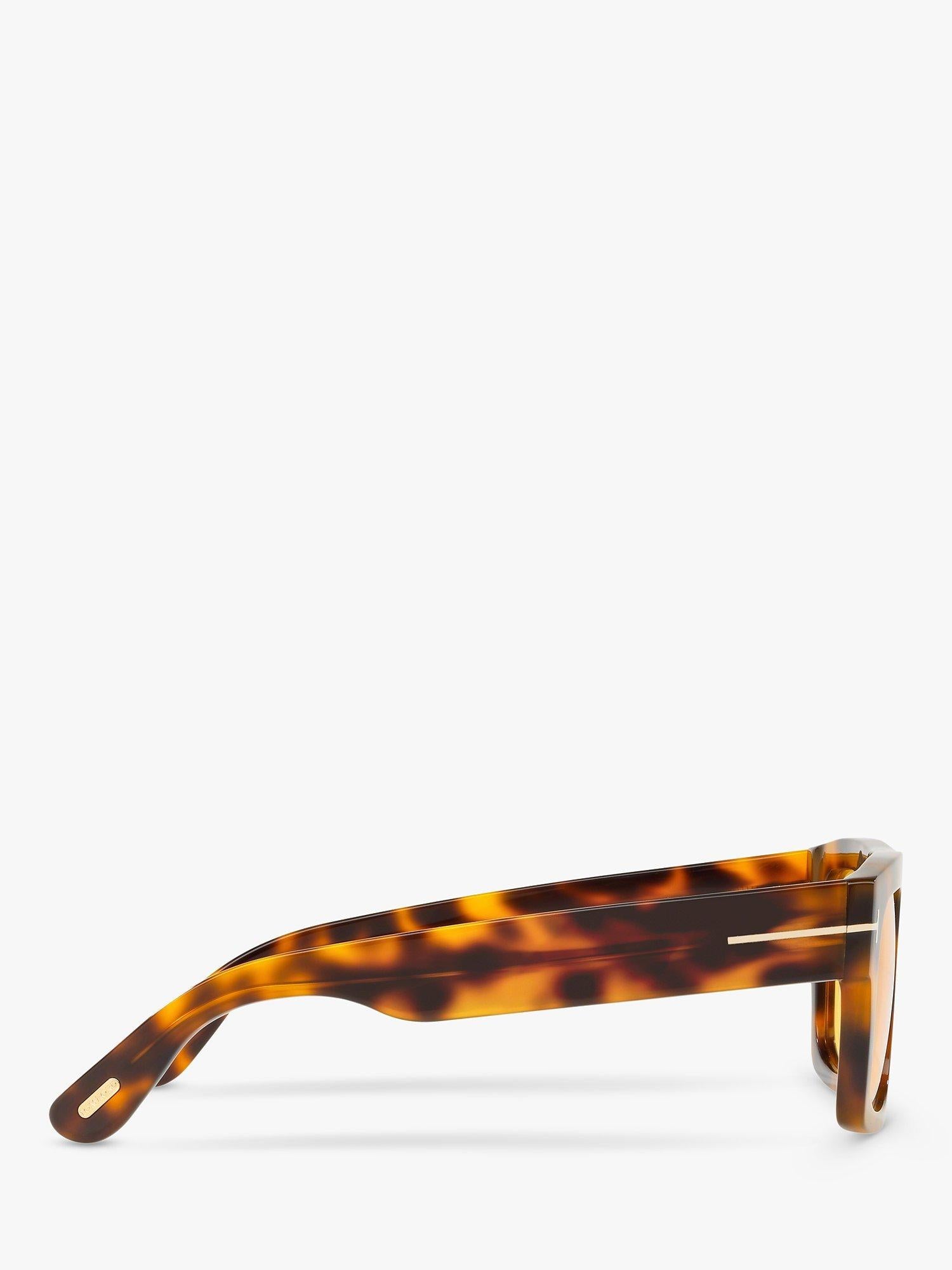 TOM FORD Fausto square sunglasses brown acetate, UK version