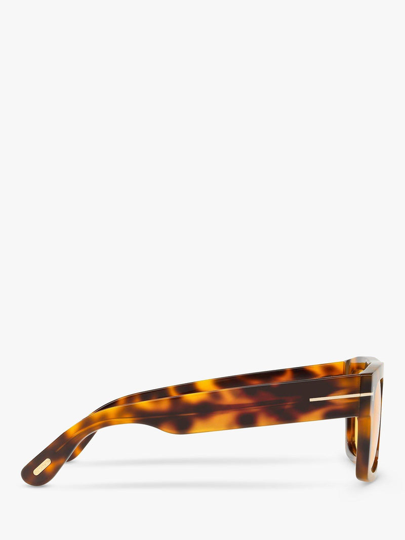 TOM FORD Fausto square sunglasses brown acetate, UK version