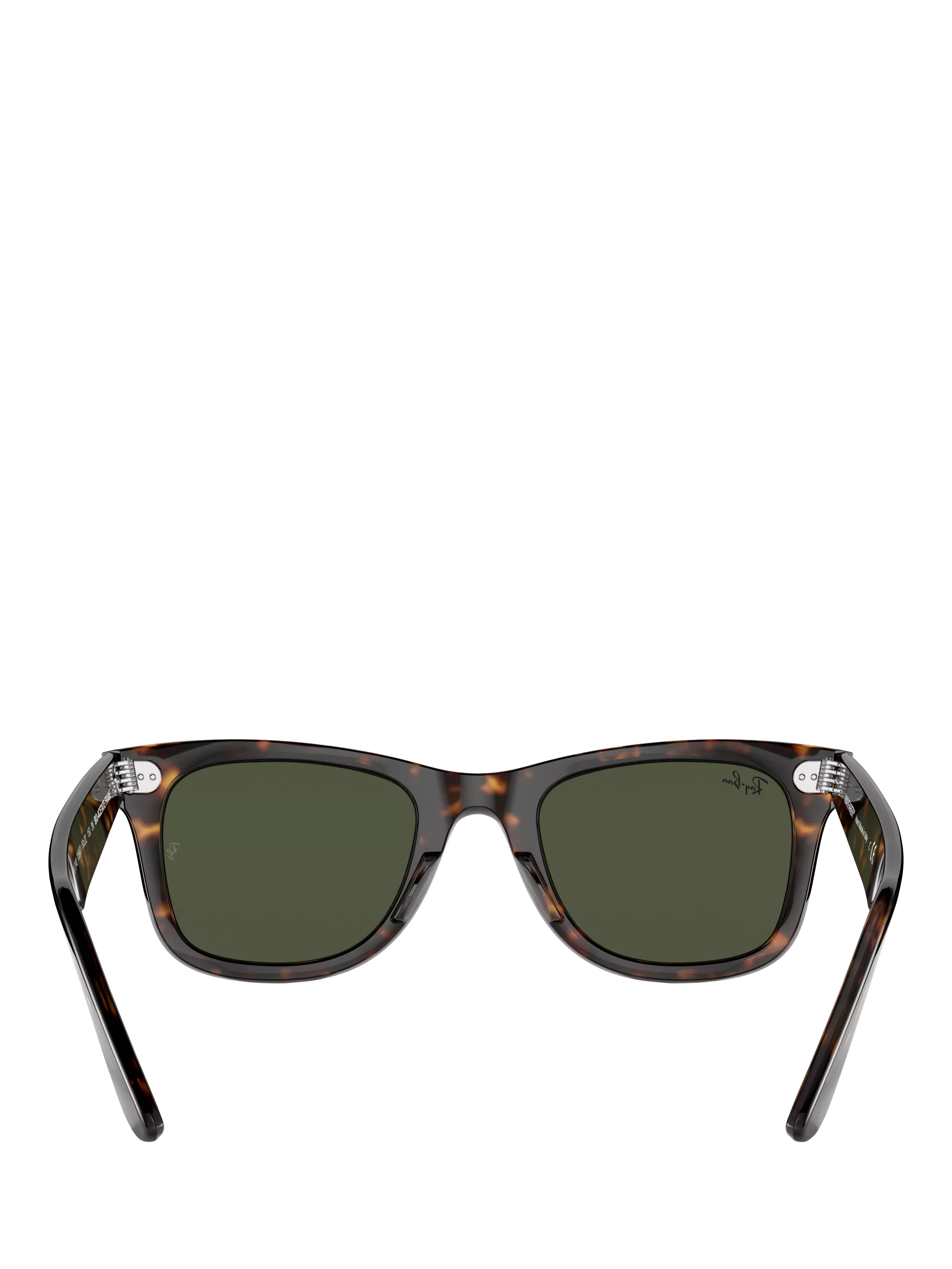 Ray-Ban Wayfarer square sunglasses Havana/Green, imported from the UK