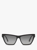 Yves Saint Laurent cat's eye sunglasses black acetate frame, imported from the UK