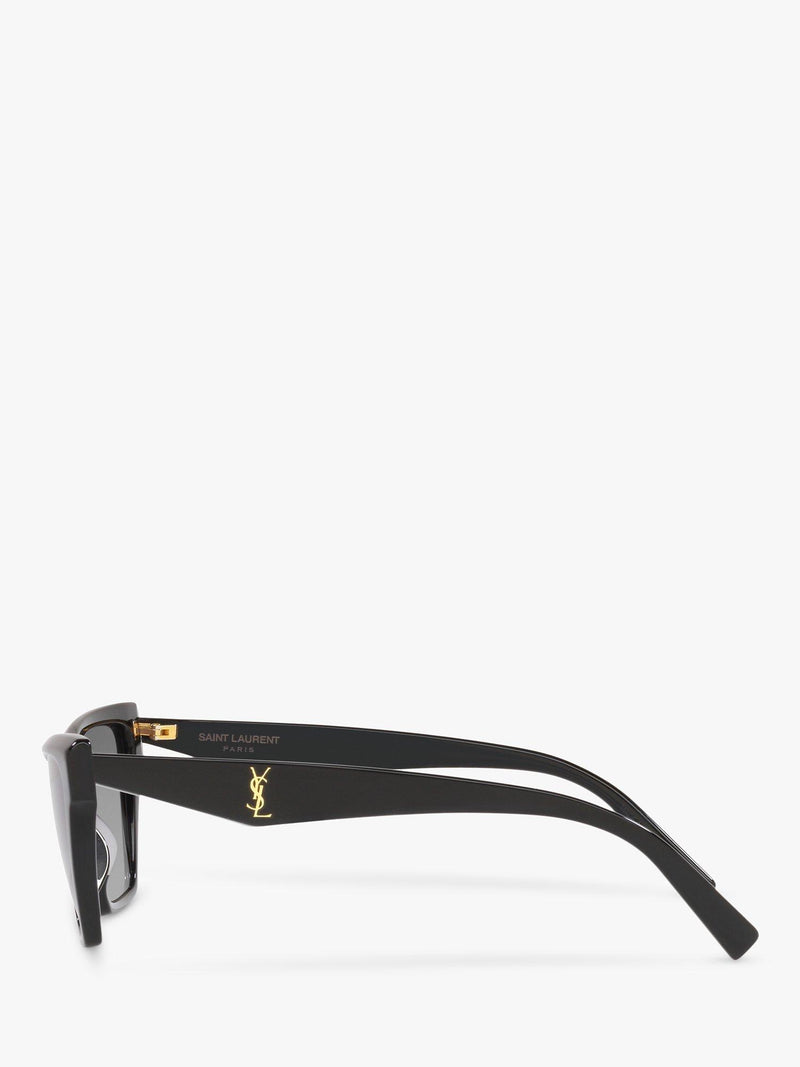 Yves Saint Laurent cat's eye sunglasses black acetate frame, imported from the UK