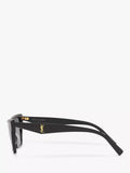 Yves Saint Laurent cat's eye sunglasses black acetate frame, imported from the UK