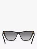 Yves Saint Laurent cat's eye sunglasses black acetate frame, imported from the UK