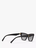 Yves Saint Laurent cat's eye sunglasses black acetate frame, imported from the UK