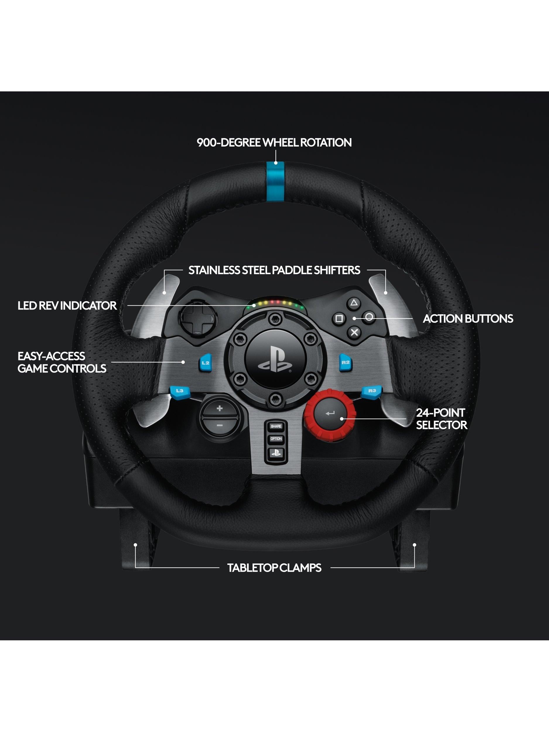 Logitech G29 driving force racing wheel for Playstation and PC, UK version